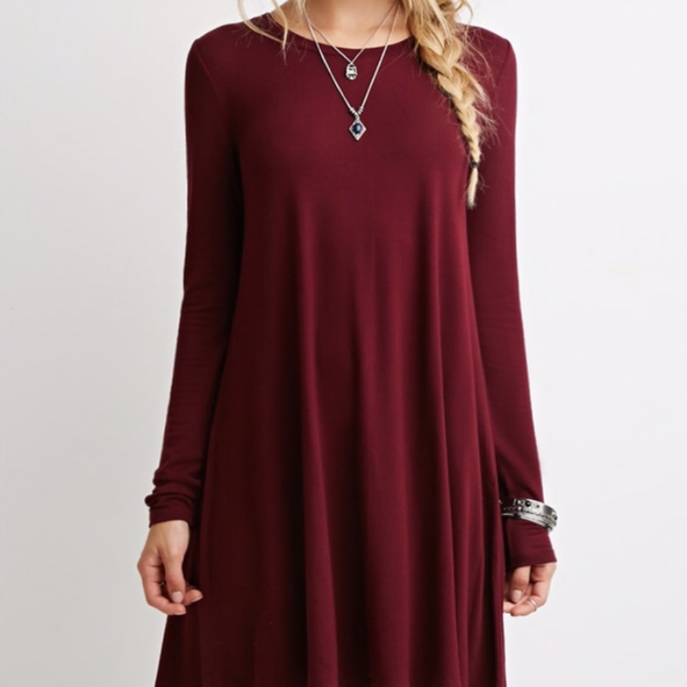 Burgundy Dress